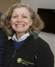Emma Howard Boyd at the BRE flood house in 2017